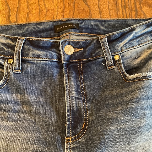 Avery Skinny Silver Jeans - W34/l27 - Picture 4 of 8